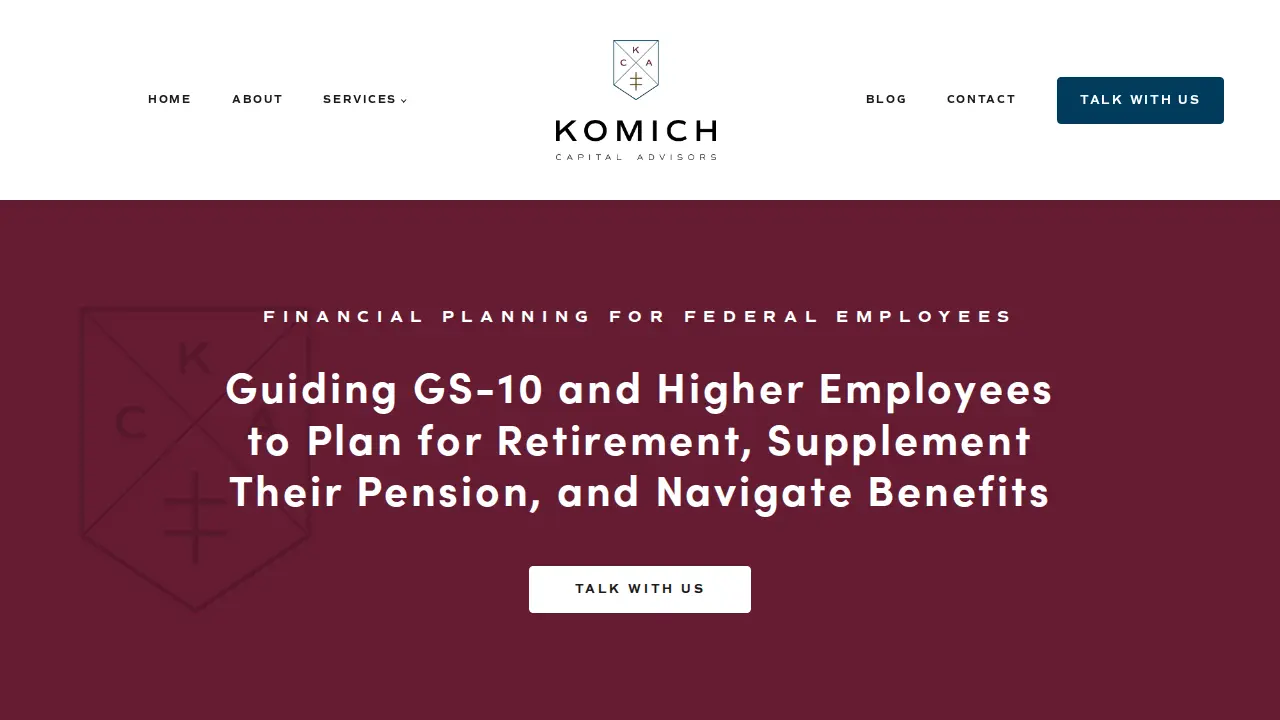 Komich Capital Advisors page