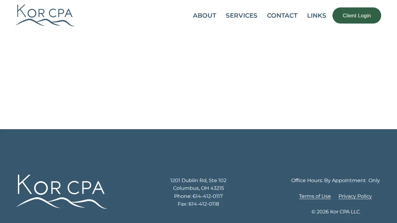 Kor CPA LLC page