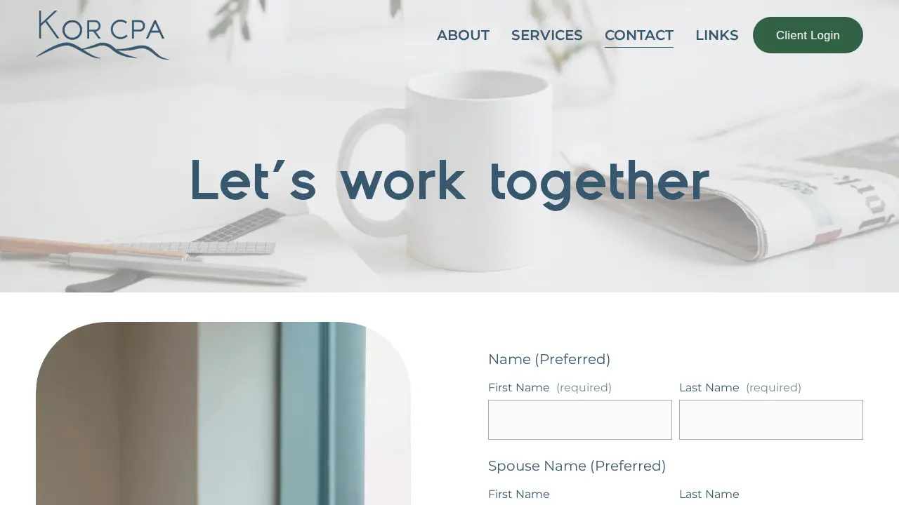 Kor CPA LLC page