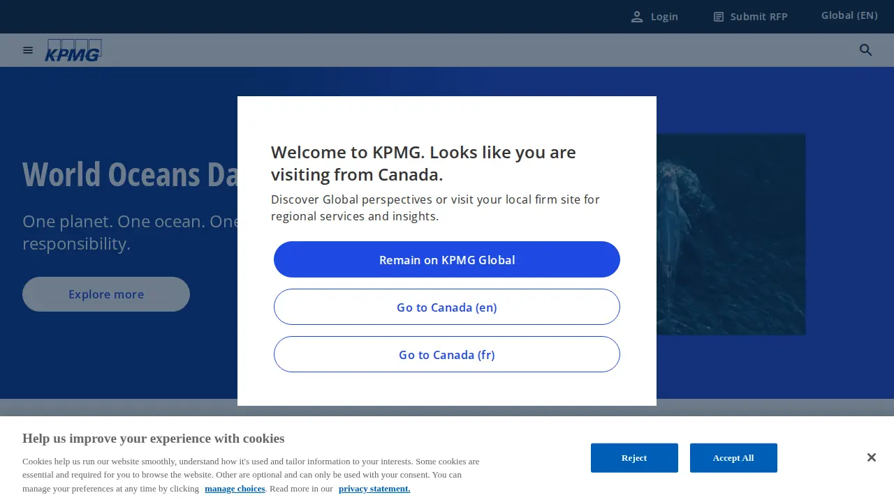 KPMG page