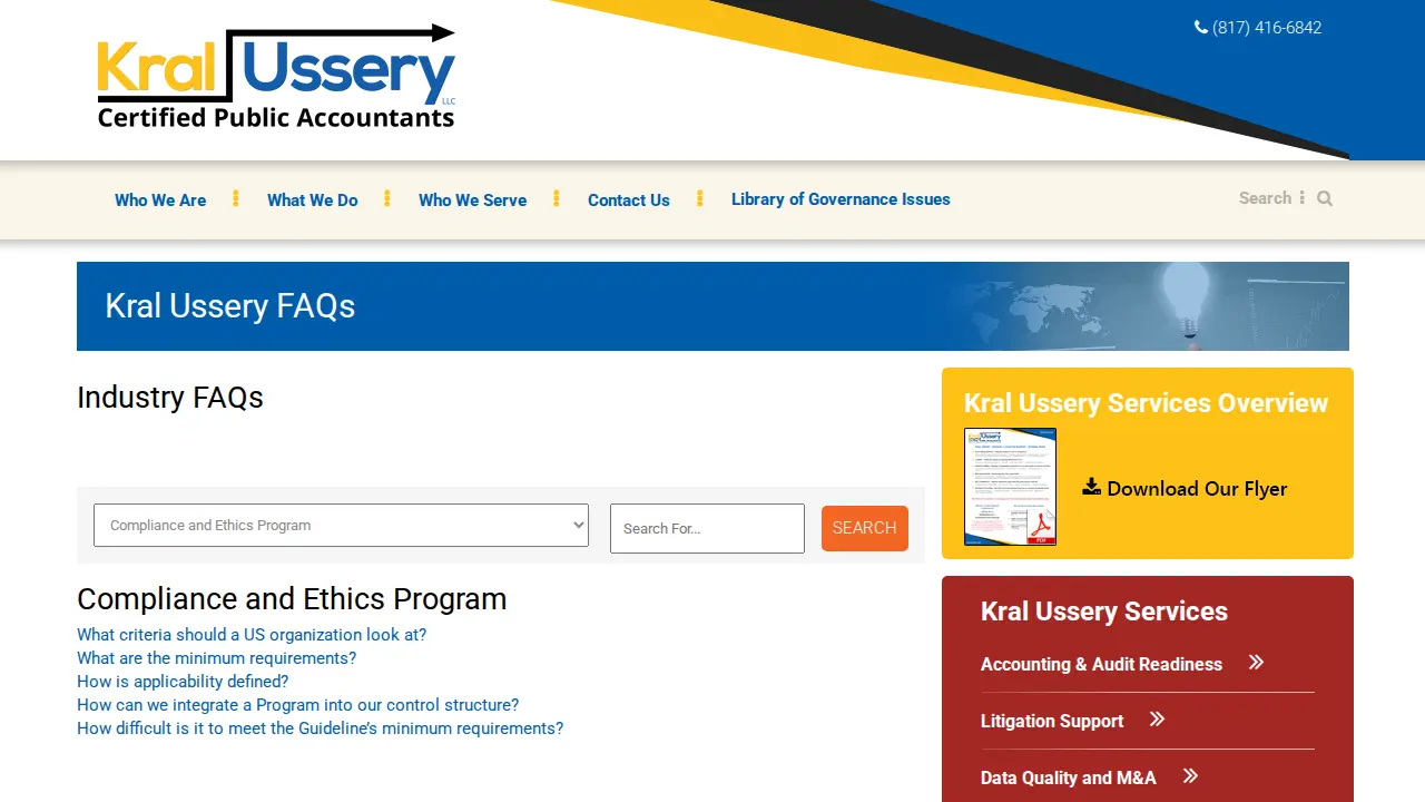 Kral Ussery LLC page