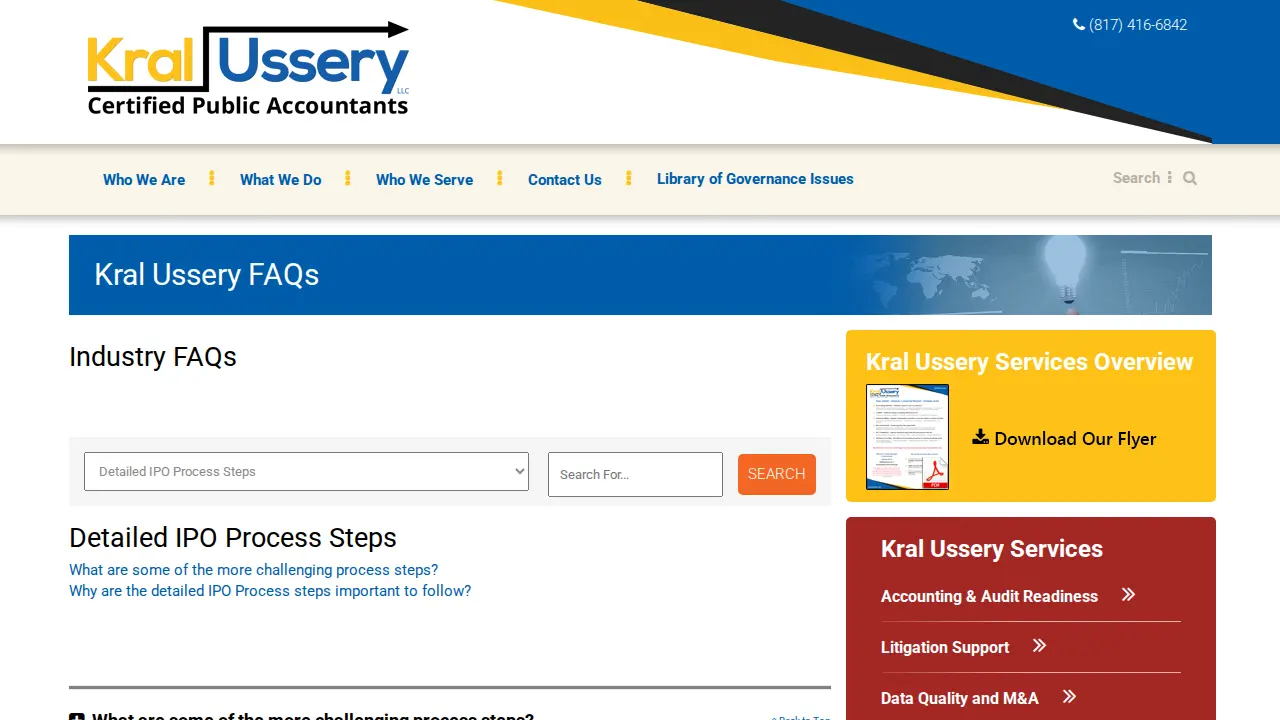 Kral Ussery LLC page