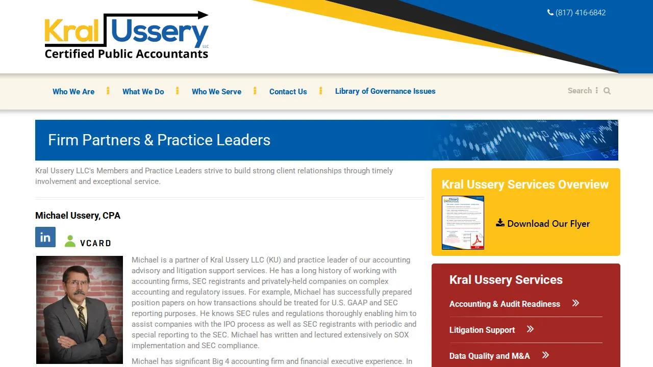 Kral Ussery LLC page