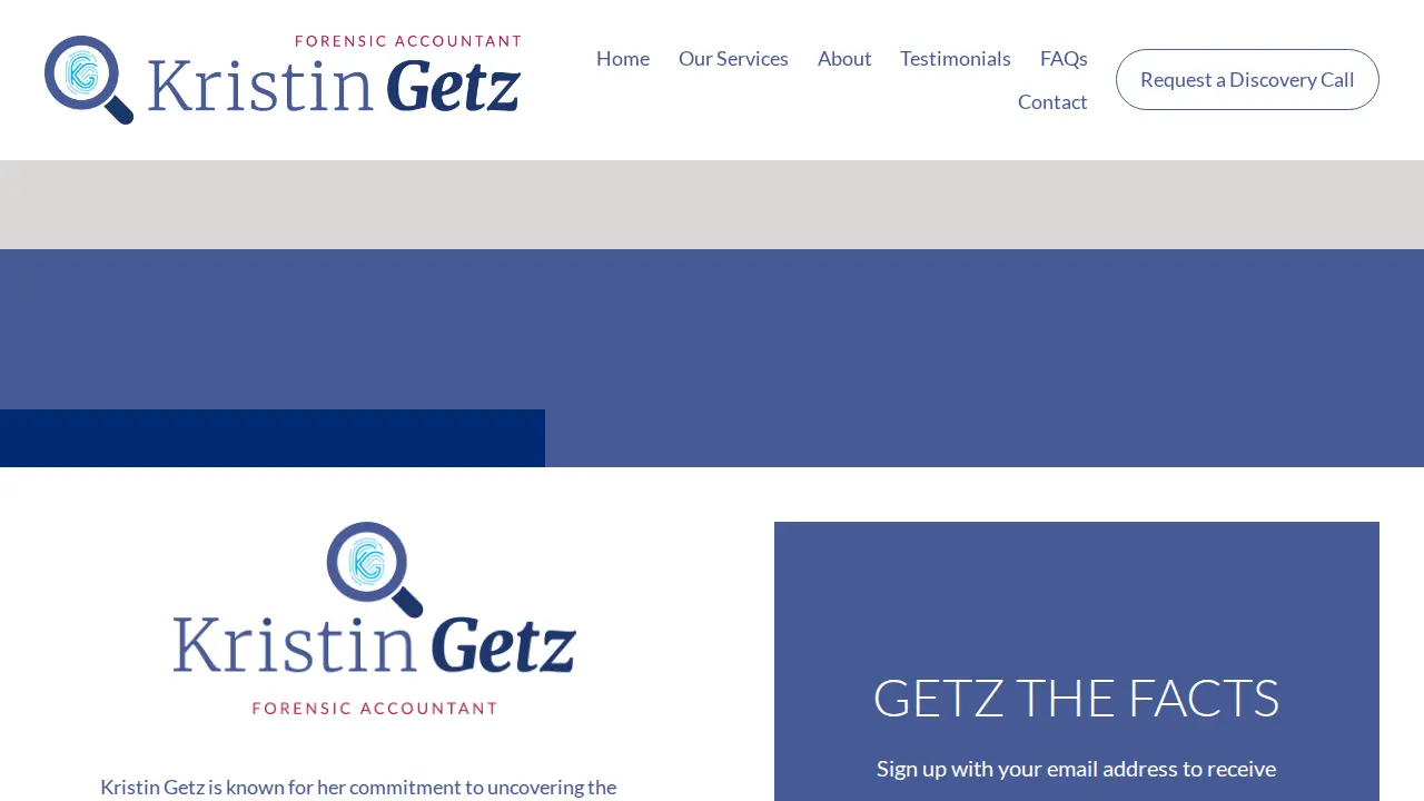 Kristin Getz CPA PC page