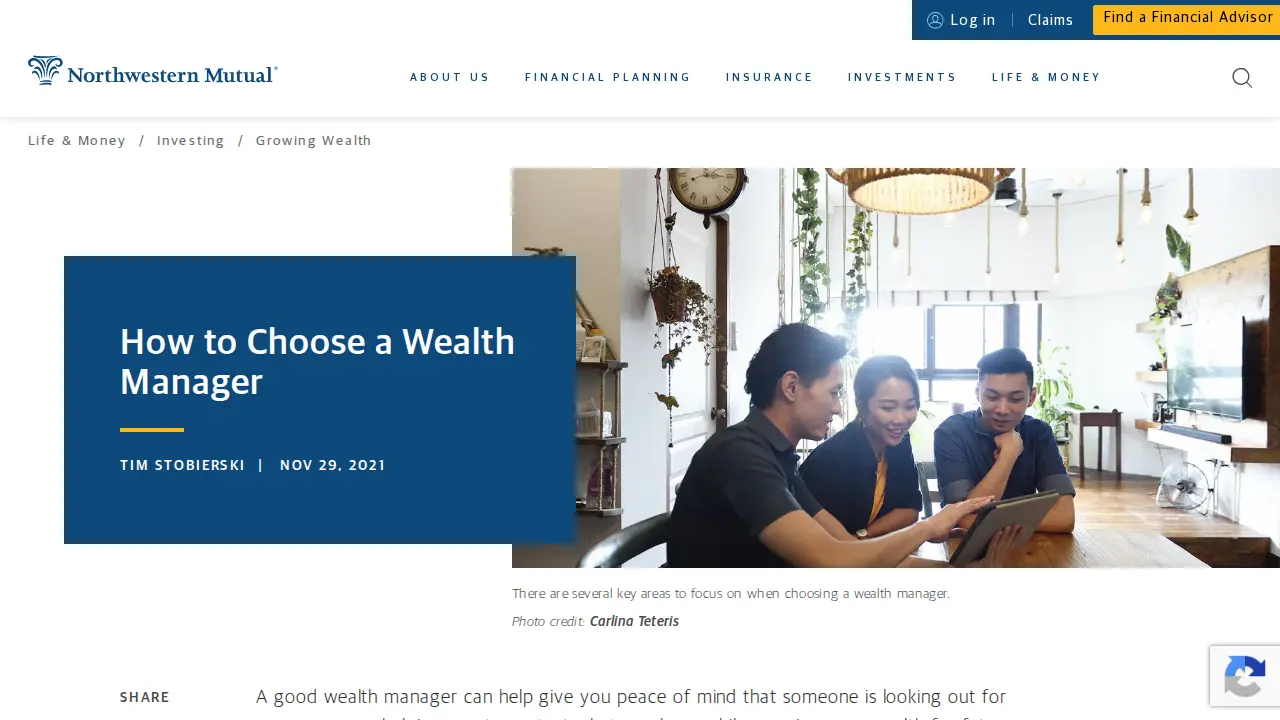 Kristopher J. Weinisch, CFP®, ChFC®, CLU®, RICP®, Wealth Management Advisor page