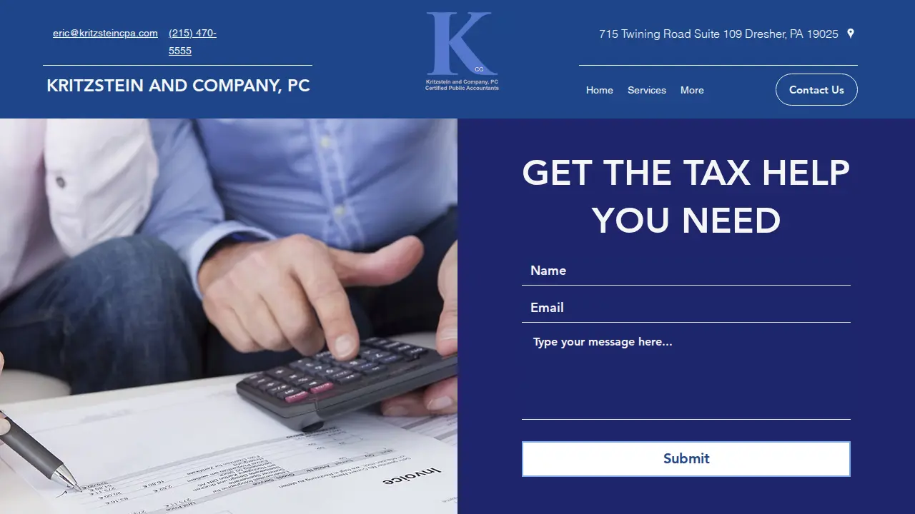Kritzstein and Company, PC page