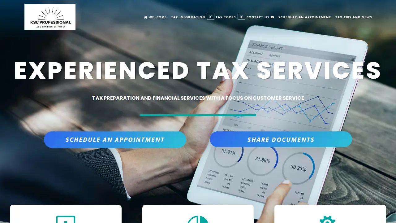 KSC Professional Services page