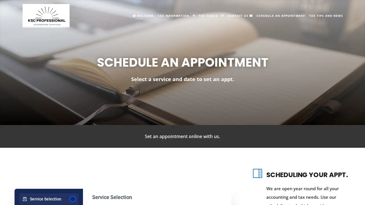 KSC Professional Services page