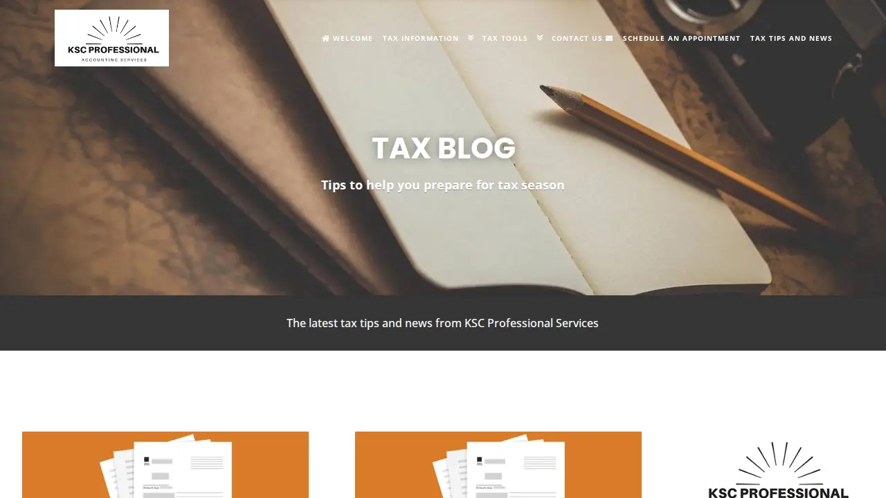 KSC Professional Services page