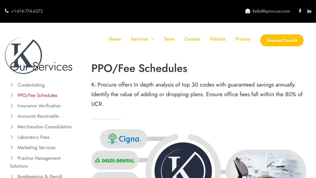 K-Procure page