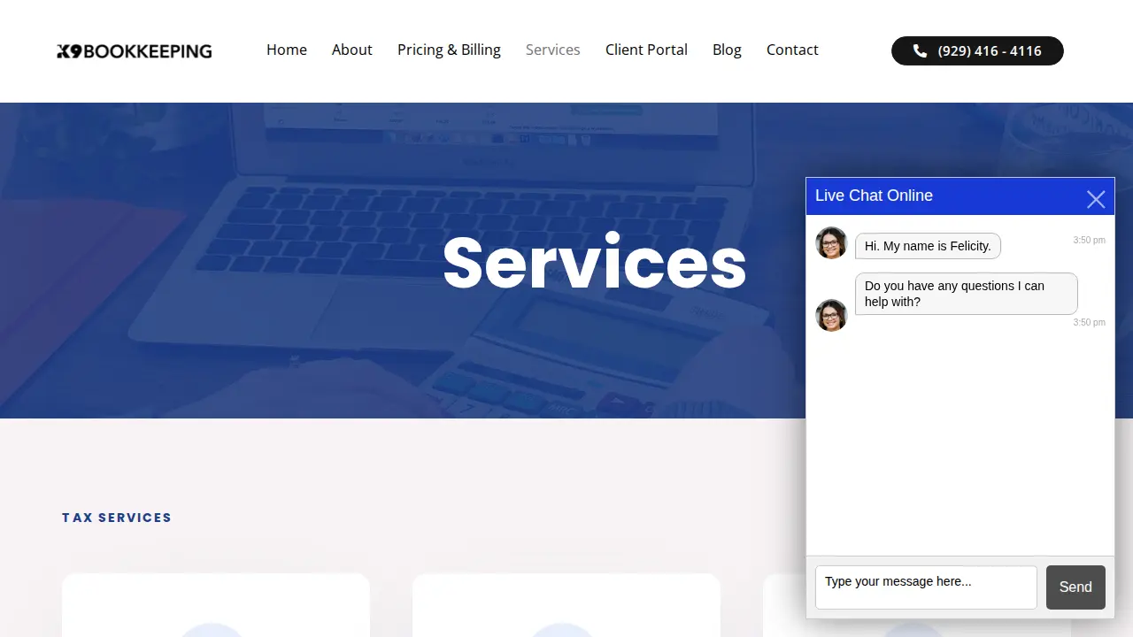 K9Bookkeeping page