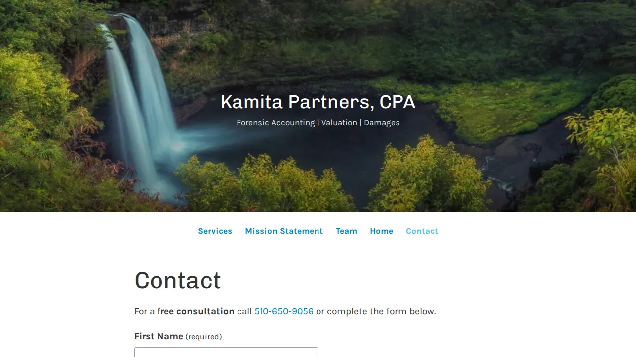 Kamita Partners, CPA page