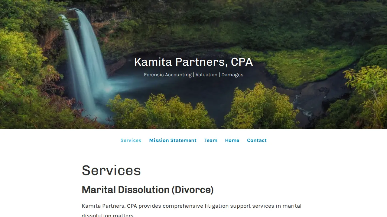 Kamita Partners, CPA page