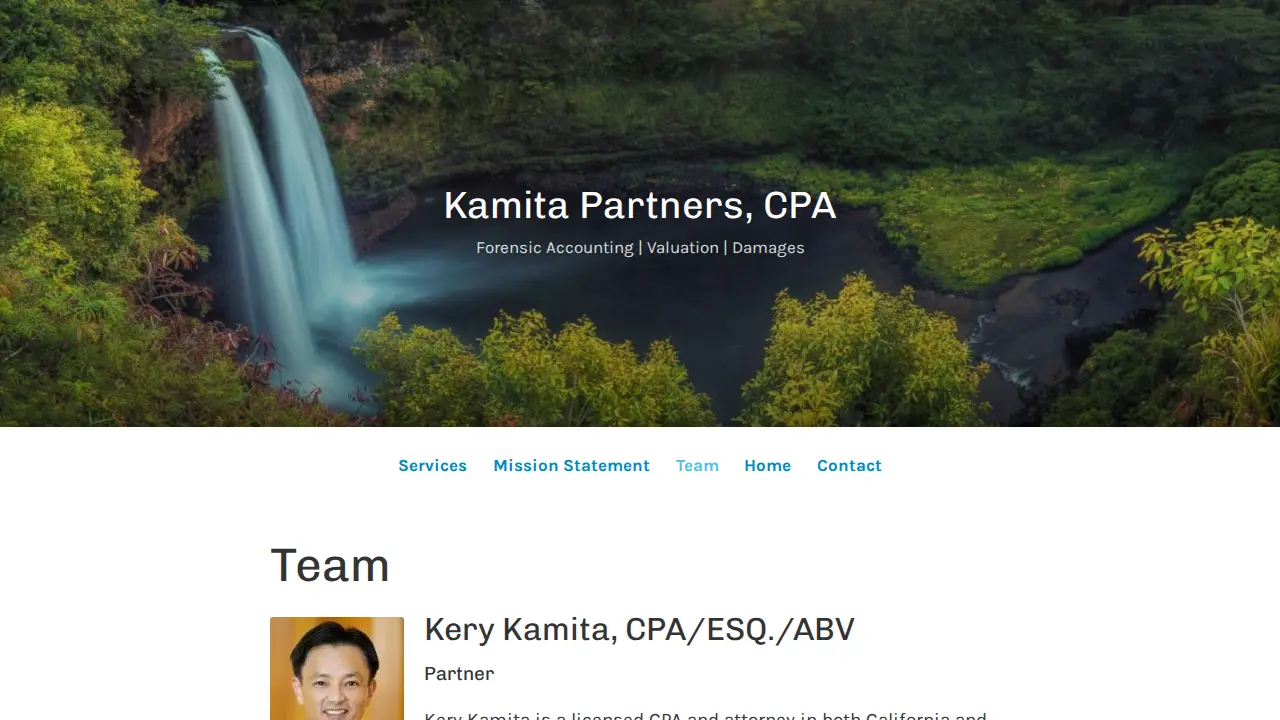 Kamita Partners, CPA page
