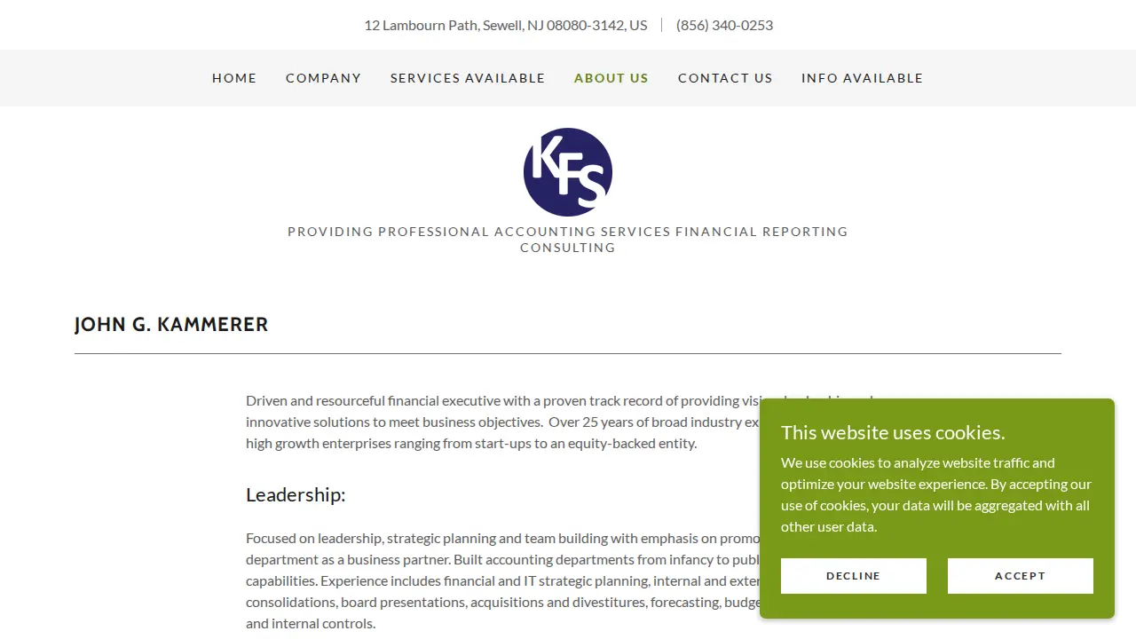 Kammerer Financial Services, L.L.C. page