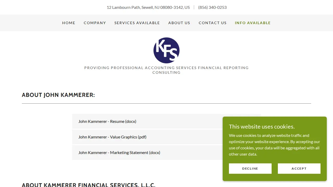 Kammerer Financial Services, L.L.C. page