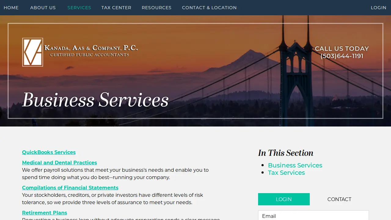 Kanada Aas & Co PC page