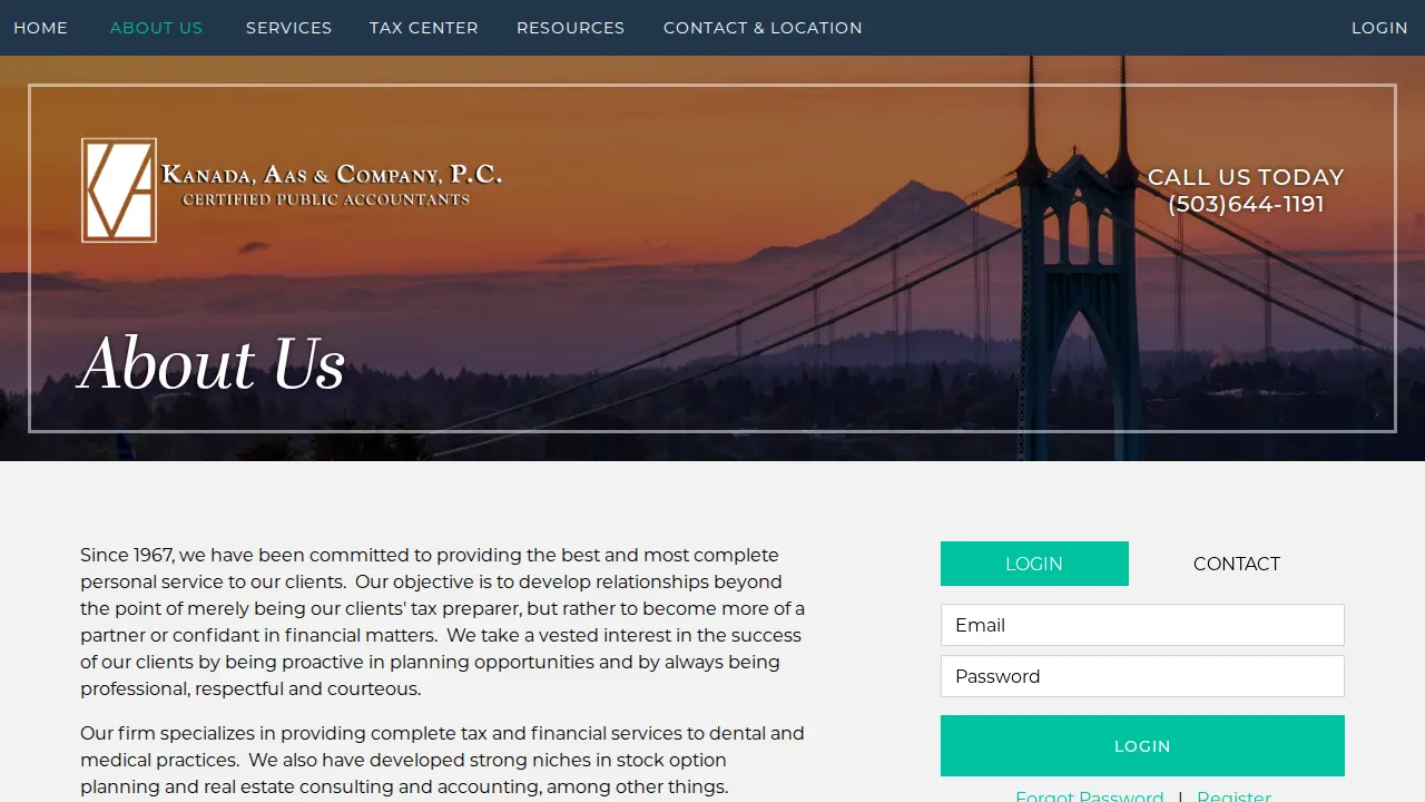 Kanada Aas & Co PC page