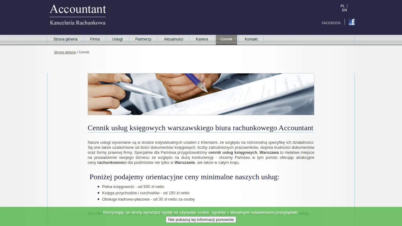 Accountant Kancelaria Rachunkowa page