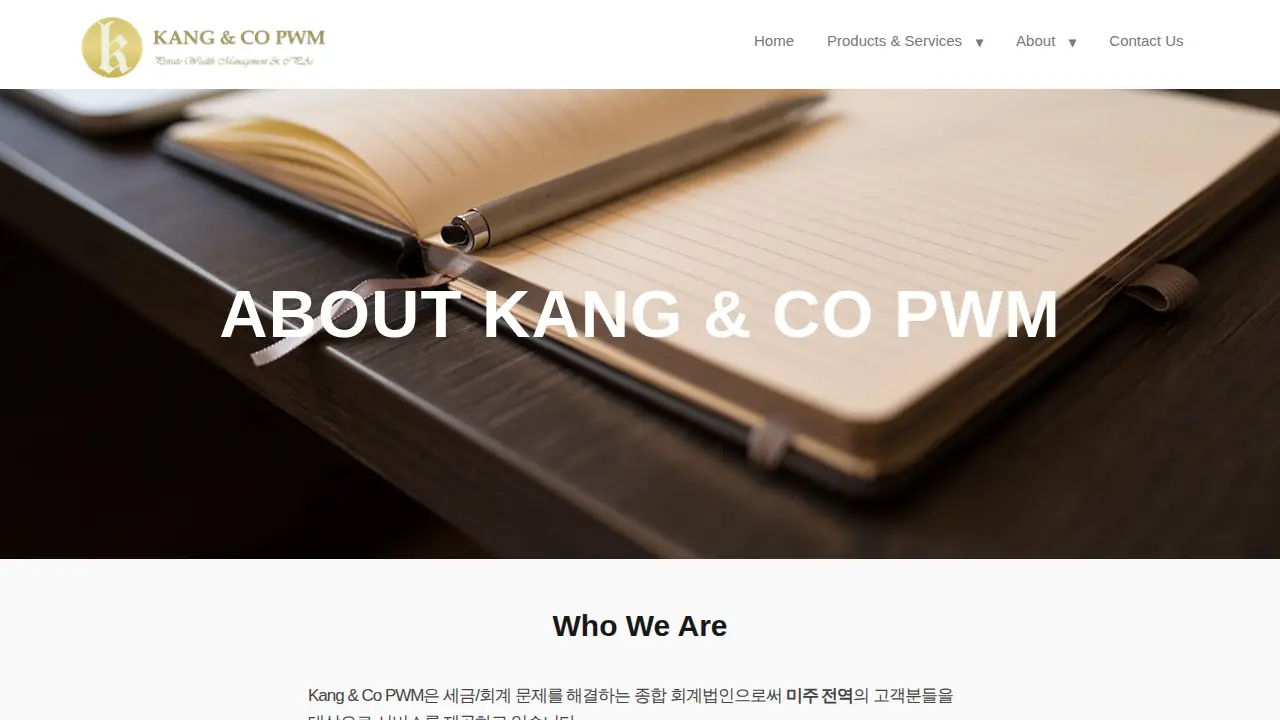 Kang & Co CPAs page