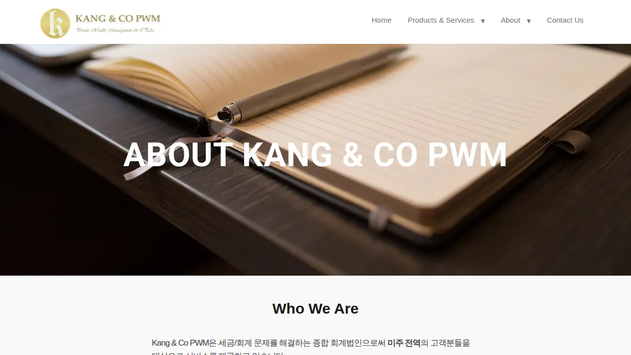 Kang & Co CPAs page