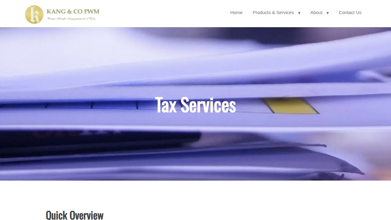 Kang & Co CPAs page