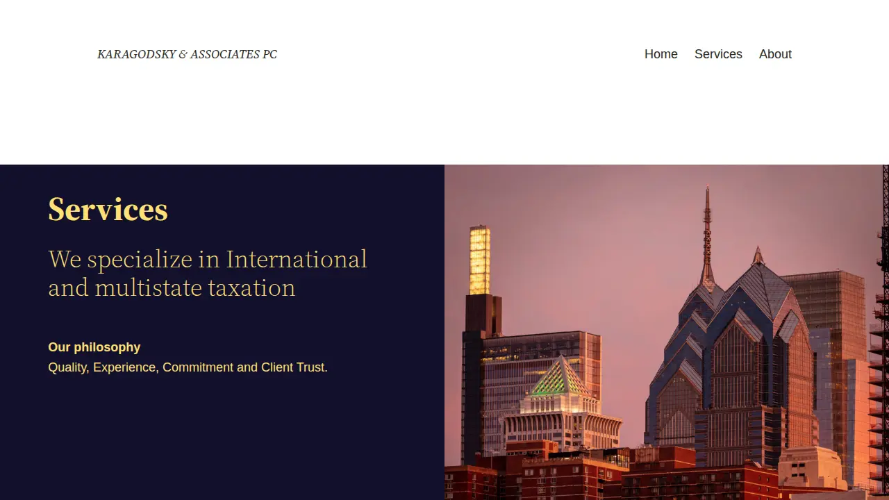 Karagodsky & Assoc Certified Public Accountants page
