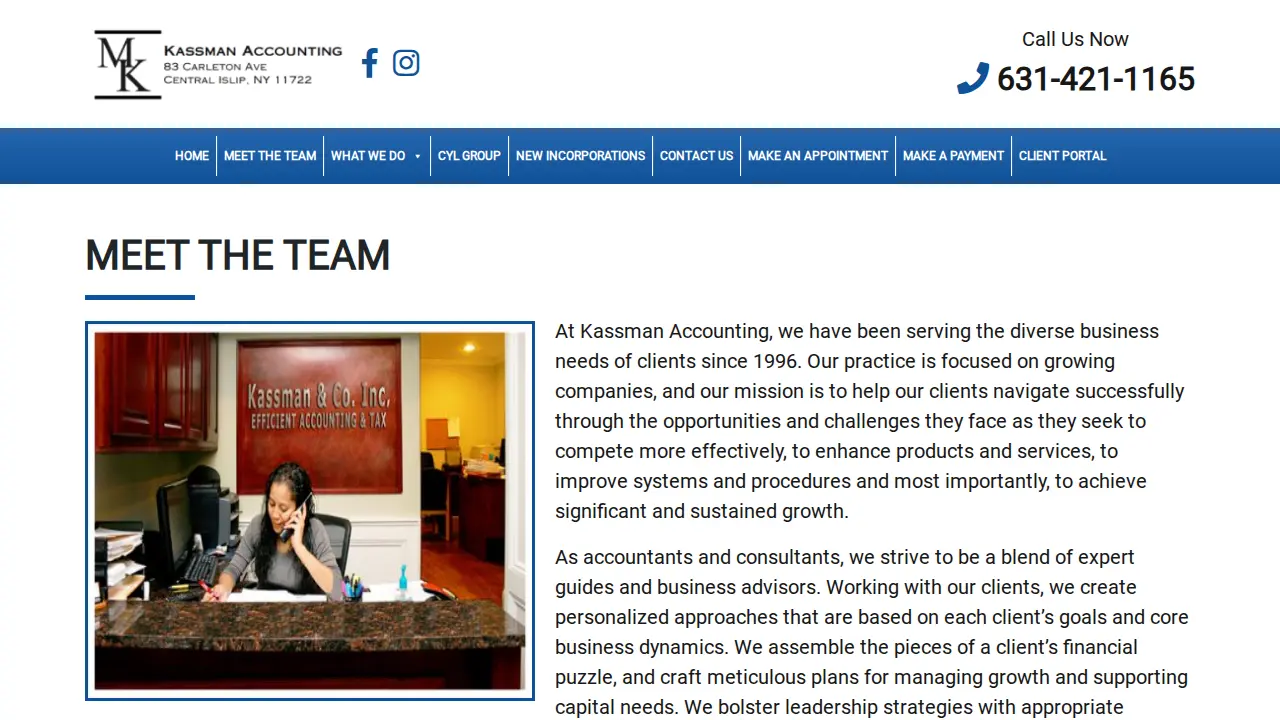 Kassman Accounting page