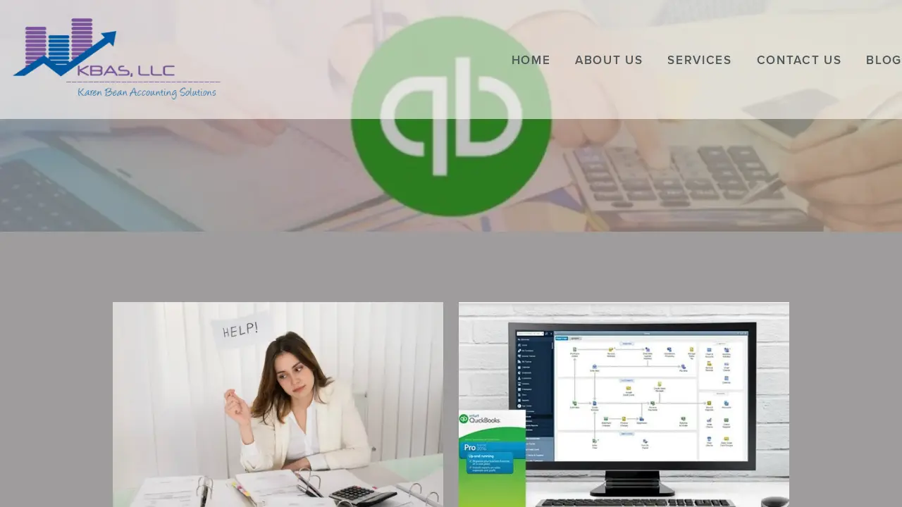 KBAS, Karen Bean Accounting Solutions page