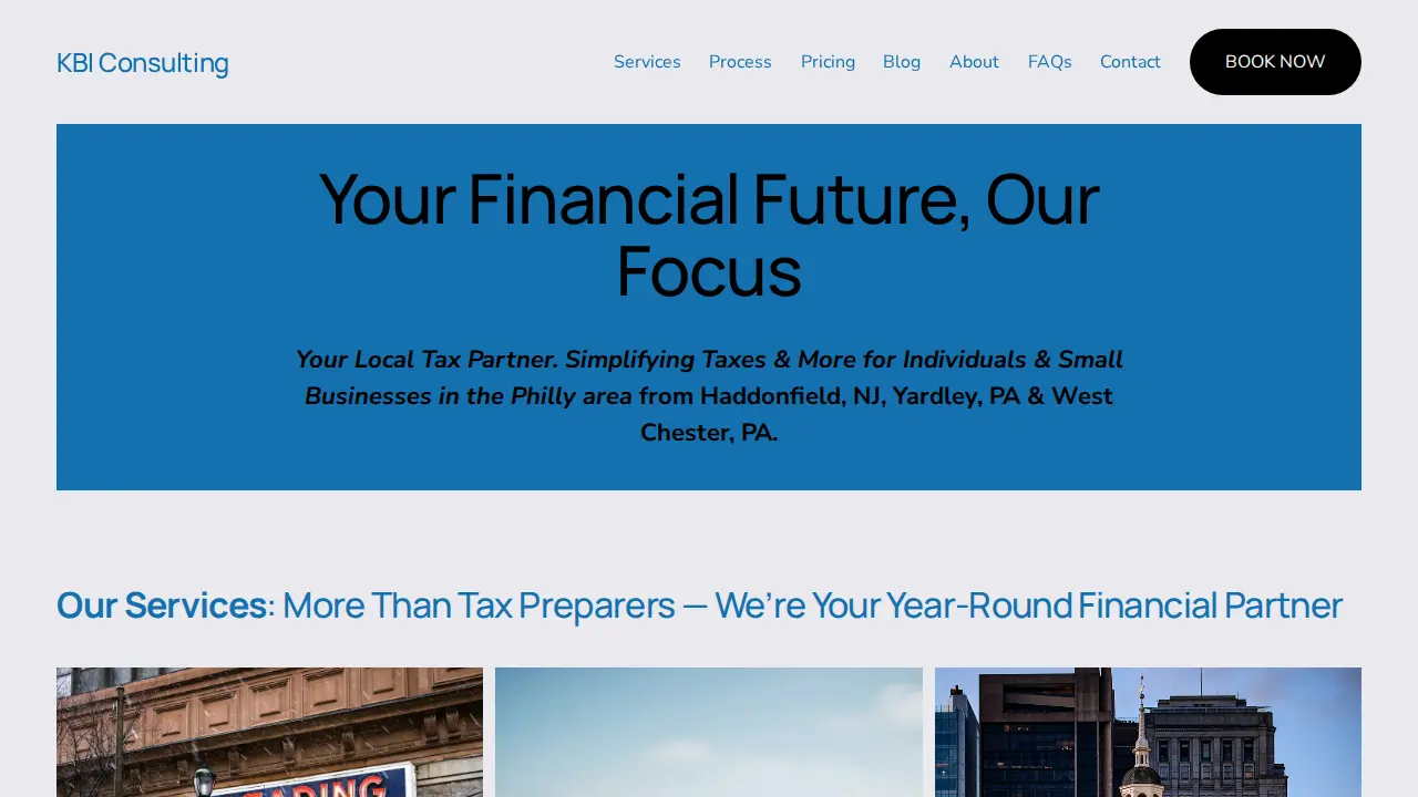 KBI Consulting website