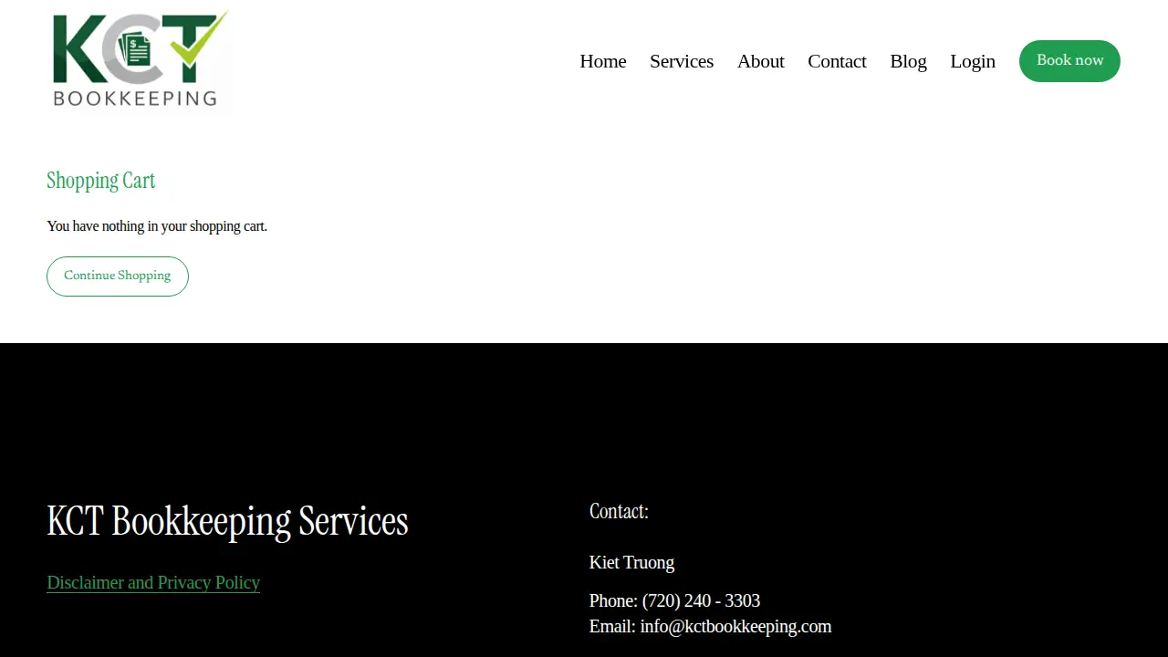 KCT Bookkeeping, LLC page