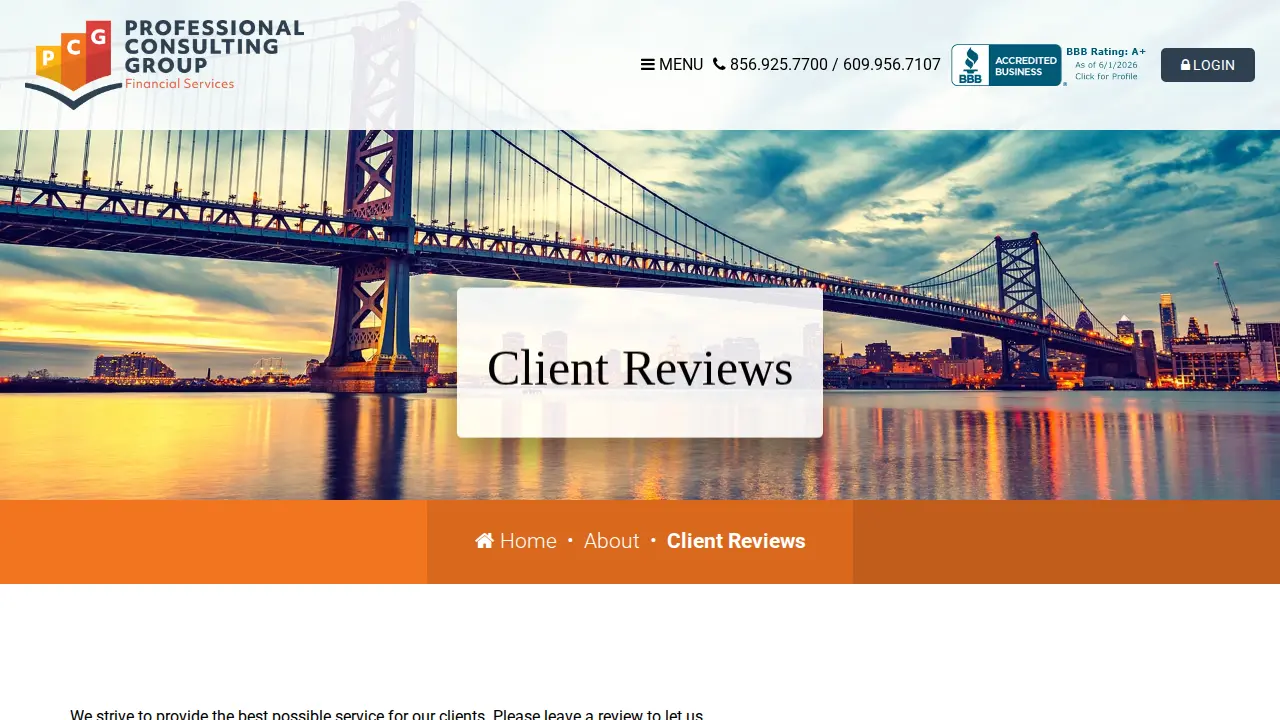 K D Financial Services page