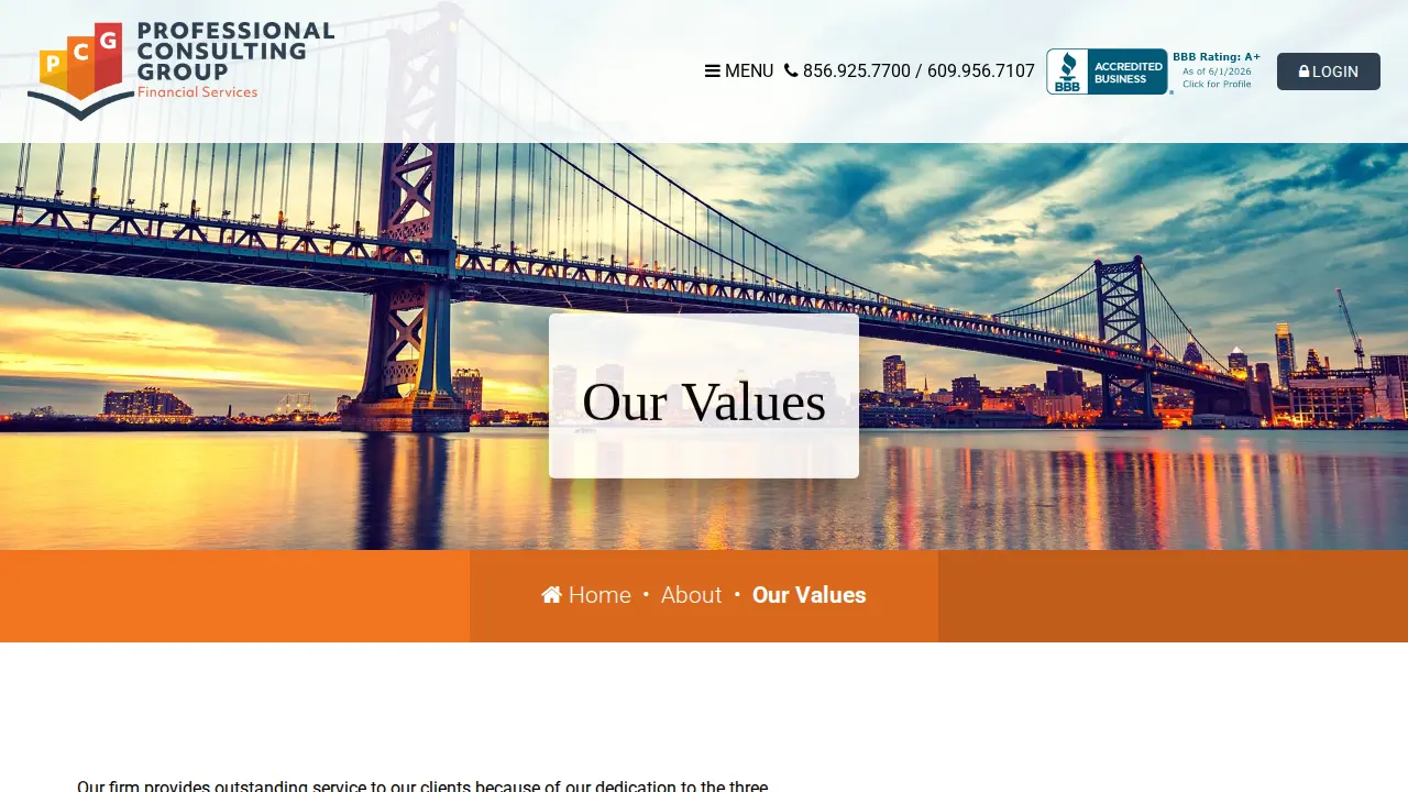 K D Financial Services page