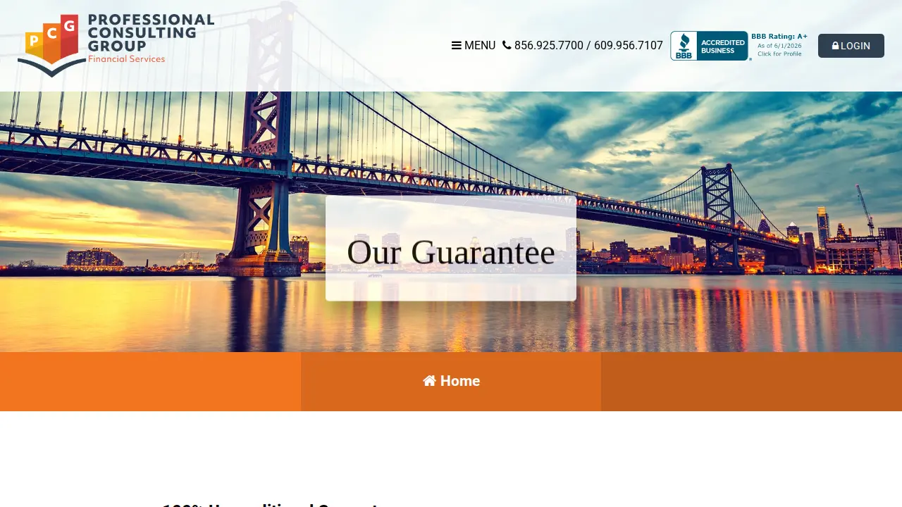 K D Financial Services page