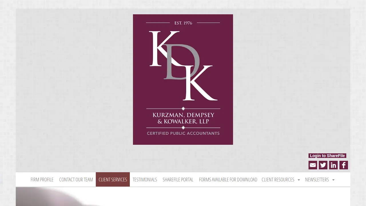 Kurzman, Dempsey & Kowalker, LLP page