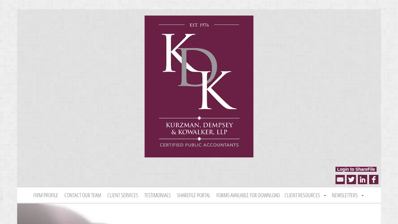 Kurzman, Dempsey & Kowalker, LLP page