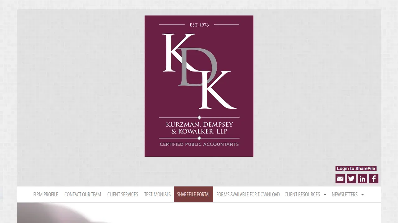 Kurzman, Dempsey & Kowalker, LLP page