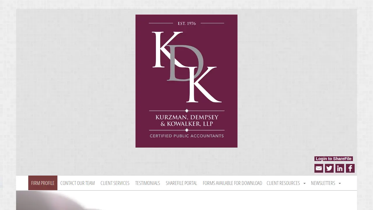 Kurzman, Dempsey & Kowalker, LLP page