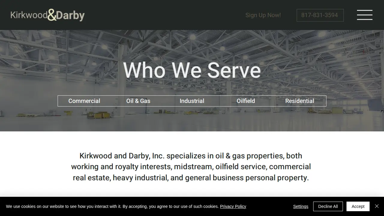 Kirkwood & Darby Inc. page