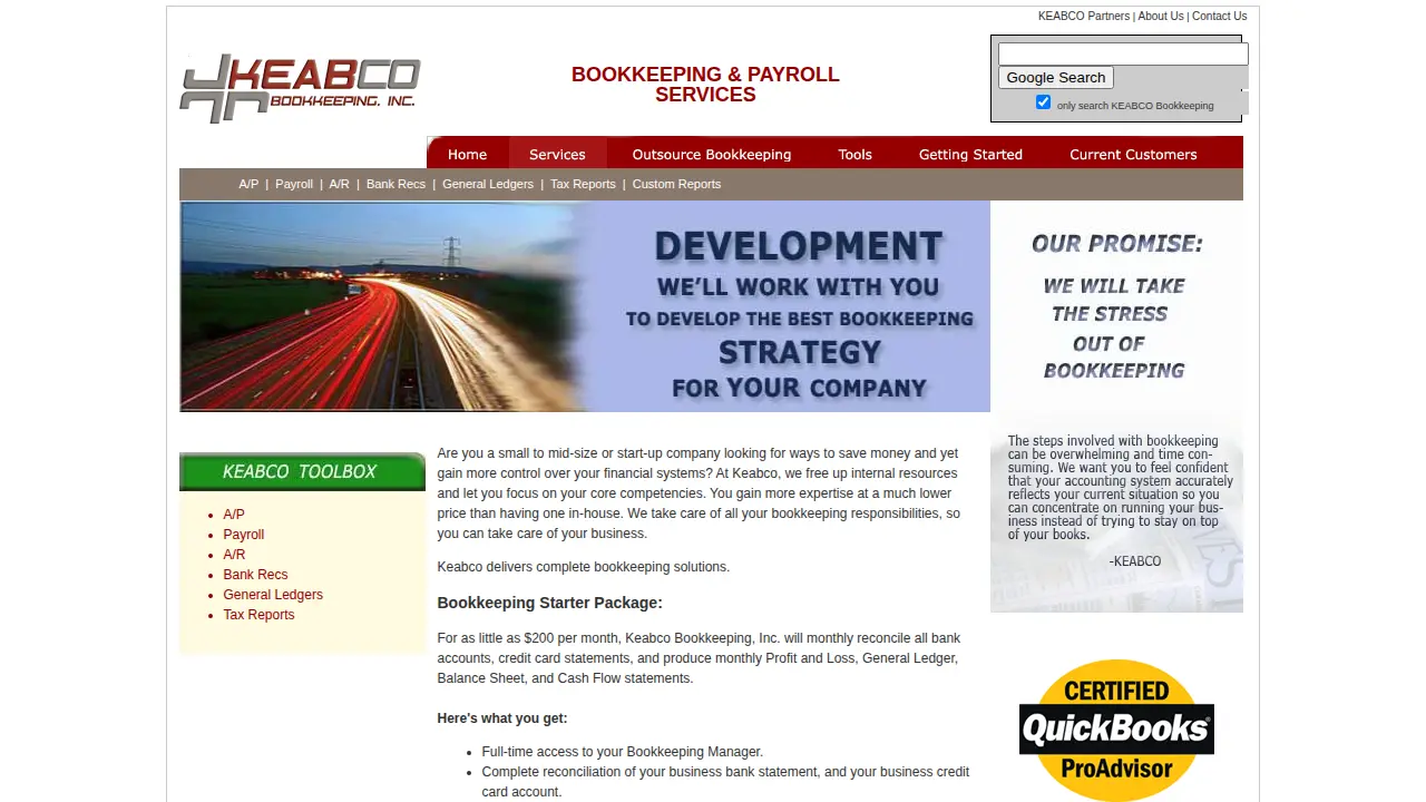 Keabco Bookkeeping, Inc. page
