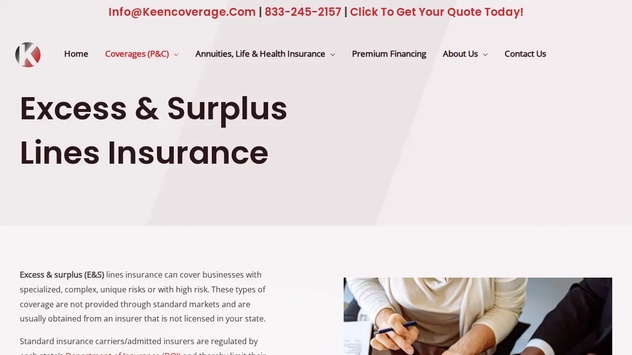 Keen Coverage LLC page