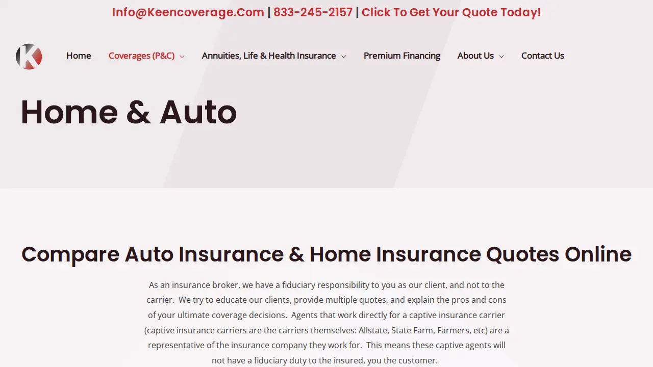 Keen Coverage LLC page