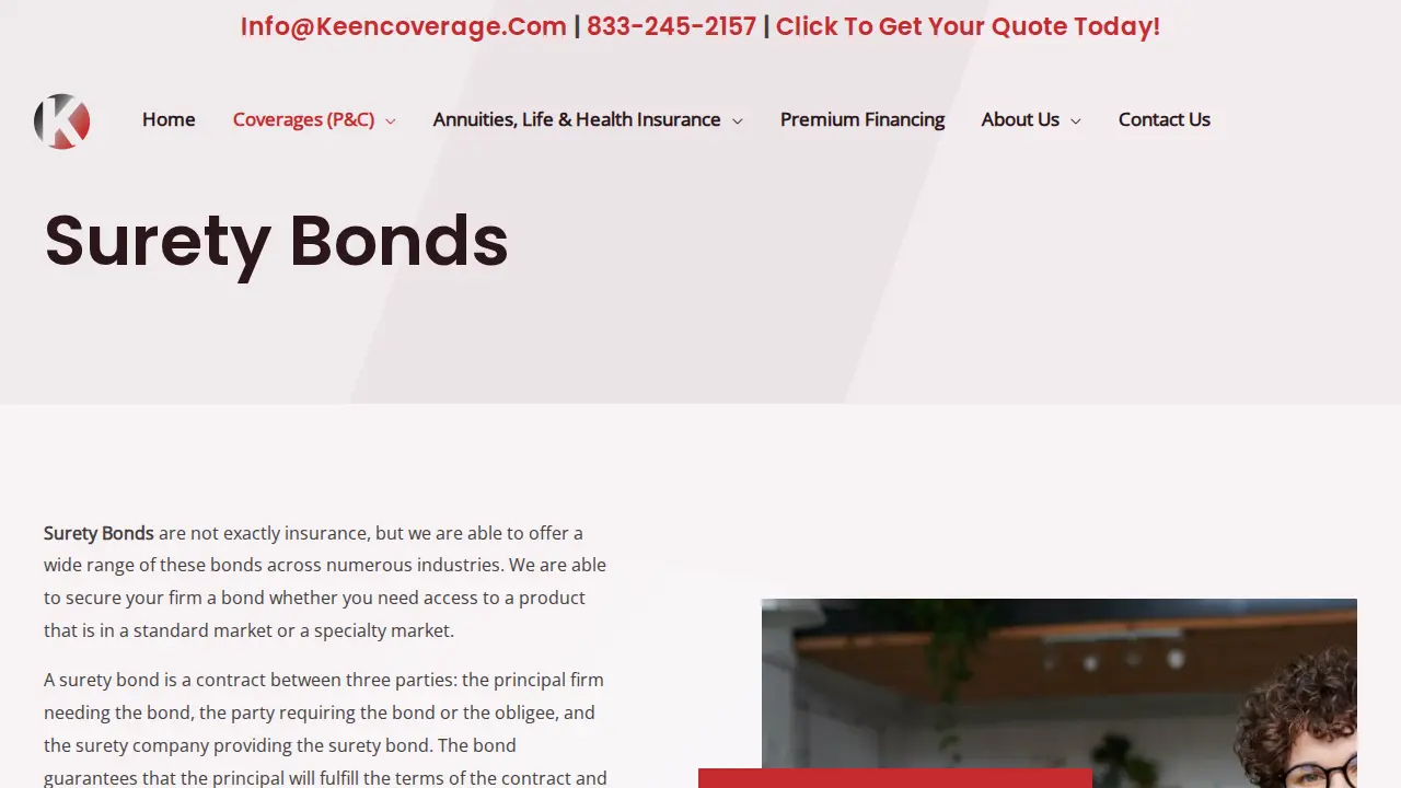 Keen Coverage LLC page