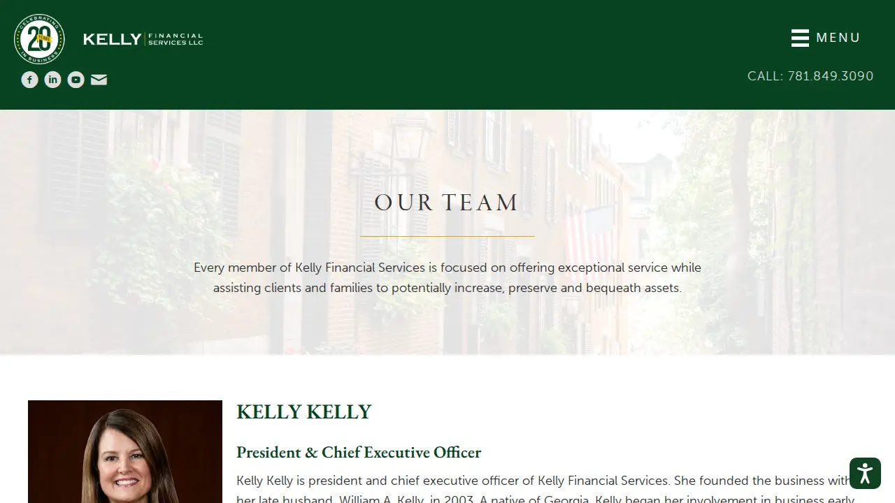 Kelly Financial Services LLC page