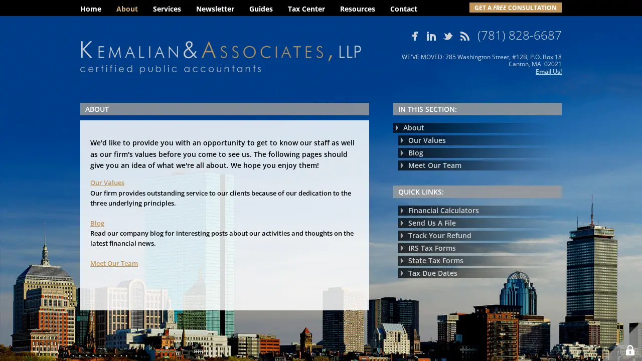 Kemalian & Associates page