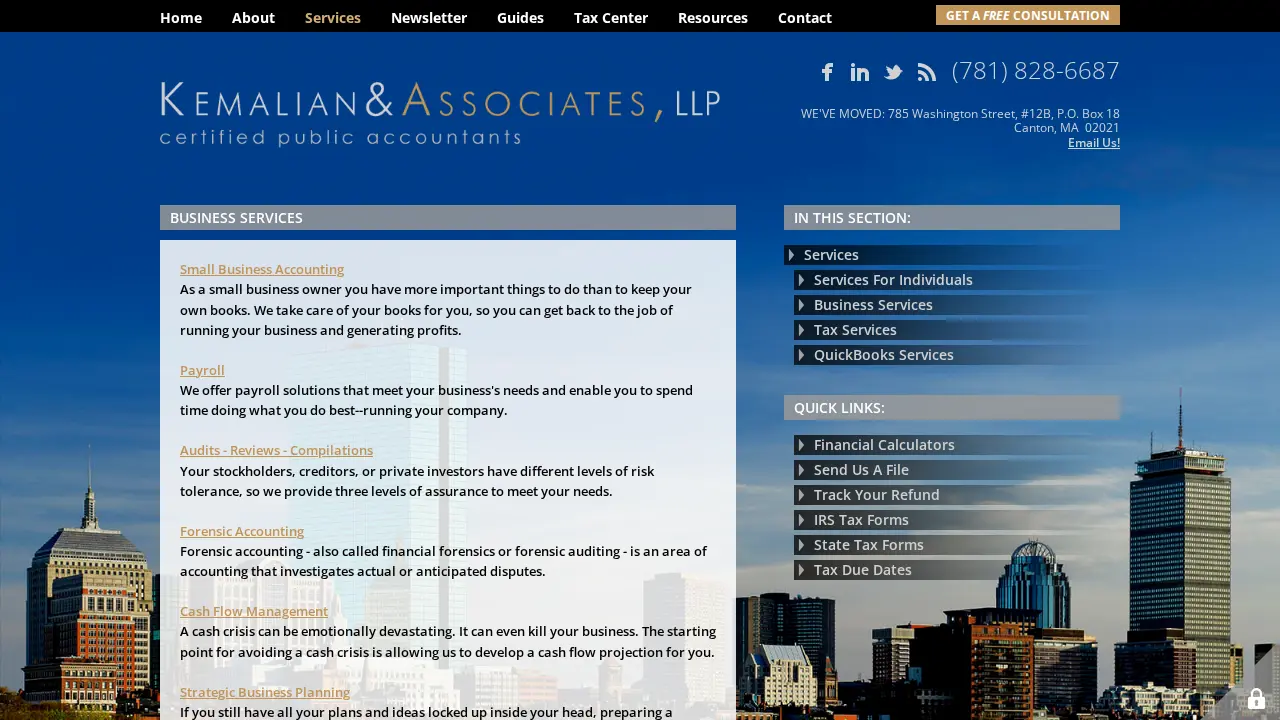 Kemalian & Associates page