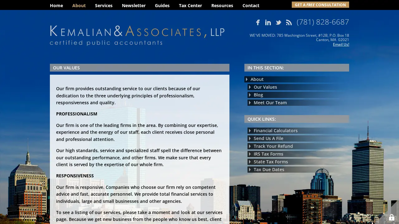 Kemalian & Associates page