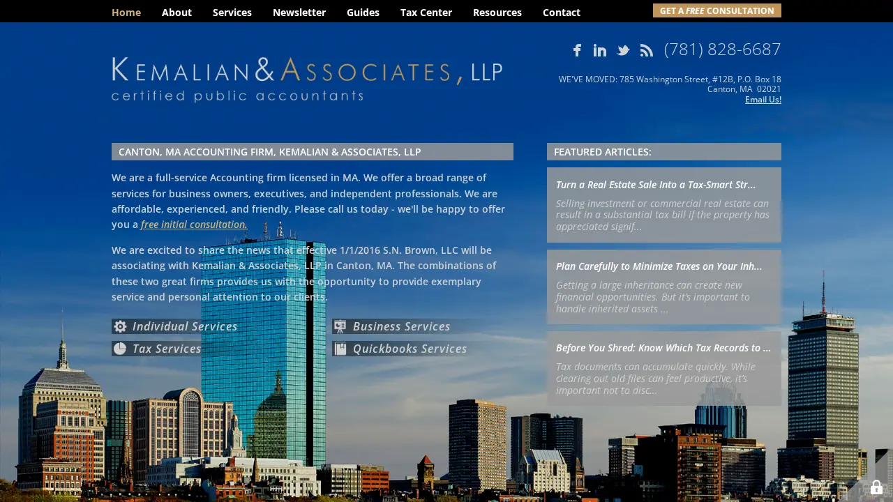 Kemalian & Associates page