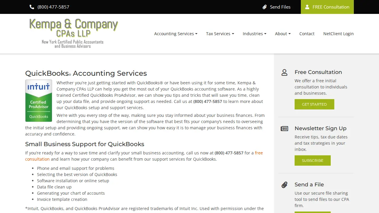 Kempa & Company CPAs LLP page