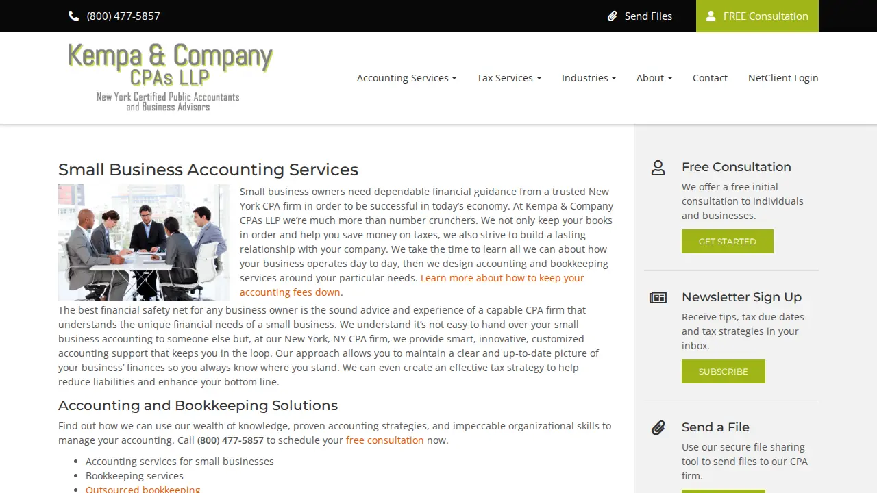 Kempa & Company CPAs LLP page